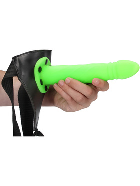 Ouch! Glow in the Dark: Twisted Hollow Strap-On, 20 cm