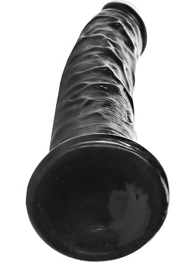 RealRock: Slim Realistic Dildo, 15,5 cm, svart