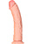 RealRock: Curved Realistic Dildo, 23 cm, ljus