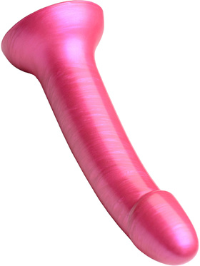 Strap U: G-Tastic Metallic Silicone Dildo, 18 cm