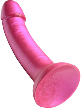 Strap U: G-Tastic Metallic Silicone Dildo, 18 cm