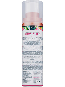 Exotiq: Kissable Massage Oil, Sensual Cherry, 100 ml