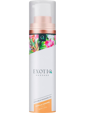 Exotiq: Kissable Massage Oil, Vanilla Caramel, 100 ml