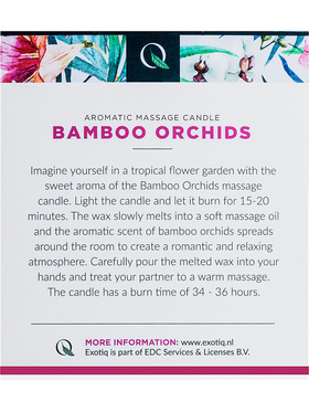 Exotiq: Massage Candle, Bamboo Orchids, 200 g