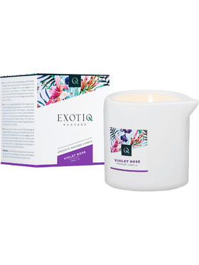 Exotiq: Massage Candle, Violet Rose, 200 g