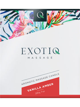 Exotiq: Massage Candle, Vanilla Amber, 200 g