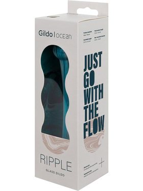 Gildo Ocean: Ripple Glass Dildo