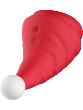 Naughty Hat: Christmas Vibrator with Clitoral Stimulator