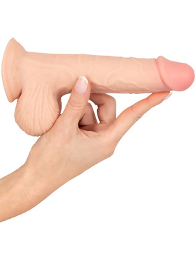 Nature Skin: Dildo with Movable Skin, 19 cm