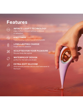 LELO: Dot, Clitoral Pinpoint Vibrator, lila