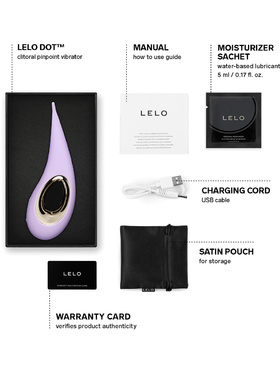 LELO: Dot, Clitoral Pinpoint Vibrator, lila