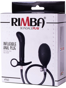 Rimba: Inflatable Anal Plug with Balloon and Pump