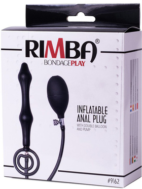 Rimba: Inflatable Anal Plug with Double Balloon and Pump