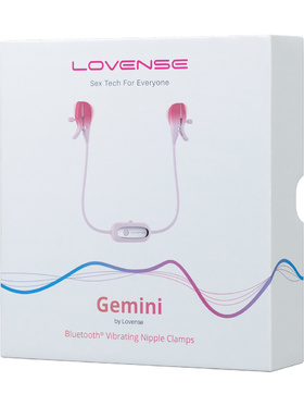 Lovense: Gemini, Bluetooth Vibrating Nipple Clamps