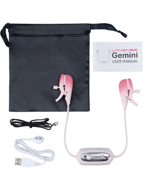 Lovense: Gemini, Bluetooth Vibrating Nipple Clamps