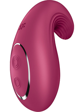 Satisfyer: Dipping Delight, Lay-on Vibrator, röd