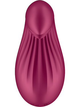 Satisfyer: Dipping Delight, Lay-on Vibrator, röd