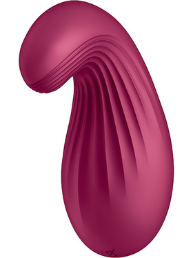 Satisfyer: Dipping Delight, Lay-on Vibrator, röd