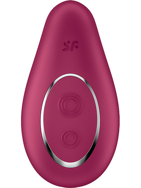 Satisfyer: Dipping Delight, Lay-on Vibrator, röd