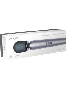 Le Wand: Rechargeable Vibrating Massager, silver