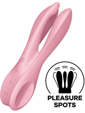 Satisfyer: Threesome 1 Vibrator, rosa