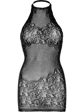 Leg Avenue: Rhinestone Halter Mini Dress, One Size