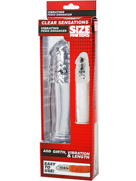 Size Matters: Clear Vibrating Penis Enhanger