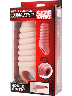 Size Matters: Ribbed Penis Enhancer Sheath