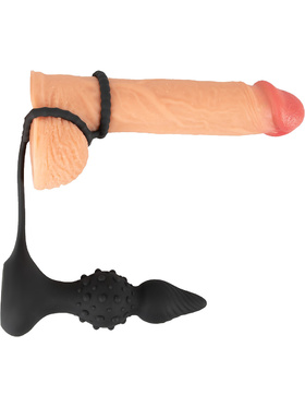 Rebel: RC Butt Plug with Cock & Ball Rings