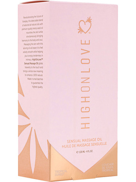 HighOnLove: Sensual Massage Oil, Tropical Sunset, 120 ml