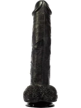 X-Men: Geoff Lifelike Dildo, 30 cm, svart