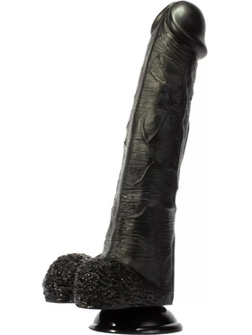 X-Men: Geoff Lifelike Dildo, 30 cm, svart