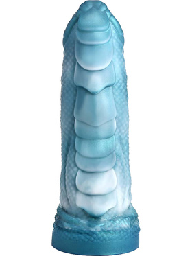 Creature Cocks: Sea Serpent, Blue Scaly Silicone Dildo