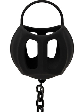 Black Velvets: Ball Cage with Butt Plug