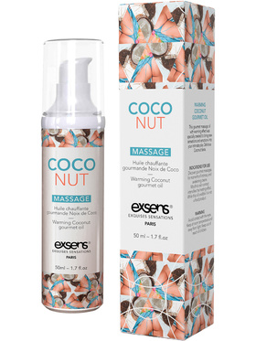 Exsens: Warming Massage Oil, Coconut, 50 ml