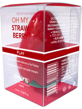 Exsens: Oh My Strawberry, Nipple Arousal Cream, 8 ml