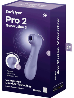 Satisfyer Connect: Pro 2 Generation 3, Double AirPulse Vibrator, lila