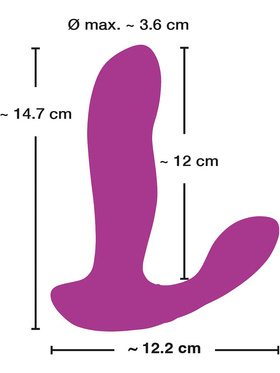 JAVIDA: RC Shaking & Vibrating Panty Vibrator