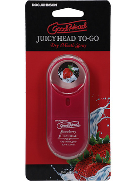 GoodHead: Juicy Head, Dry Mouth Spray To-Go, Strawberry, 9 ml