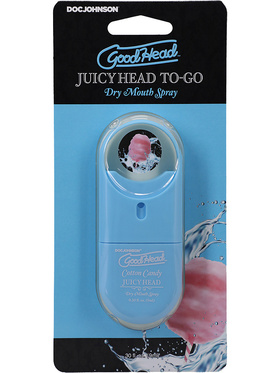 GoodHead: Juicy Head, Dry Mouth Spray To-Go, Cotton Candy, 9 ml
