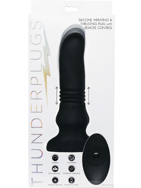 ThunderPlugs: Silicone Vibrating and Thrusting Plug