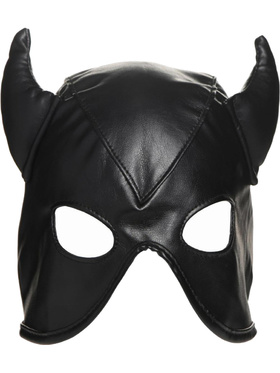 Master Series: Dungeon Demon, Bondage Mask with Horns