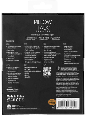 Pillow Talk Secrets: Passion, Clitoral Mini Vibrator