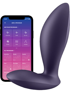 Satisfyer Connect: Power Plug, Plug Vibrator, lila