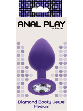 Toy Joy: Diamond Booty Jewel, medium, lila