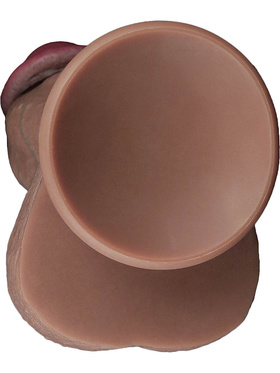 LoveToy: Dual-Layered Silicone XXL Cock, 28 cm, mörk