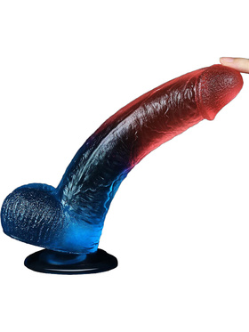 LoveToy: Dazzle Studs Dildo, 23 cm