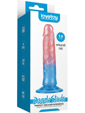 LoveToy: Dazzle Studs Dildo, 18 cm