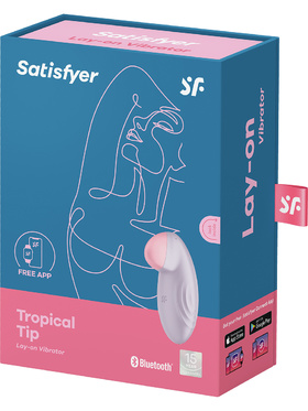 Satisfyer Connect: Tropical Tip, Lay-on Vibrator, lila