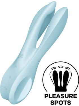 Satisfyer: Threesome 1 Vibrator, blå